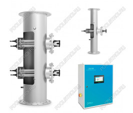 Ультрафиолетовая установка LIfetech TOP 88м3, DN150, 2kw, 18000h, Ручная очистка