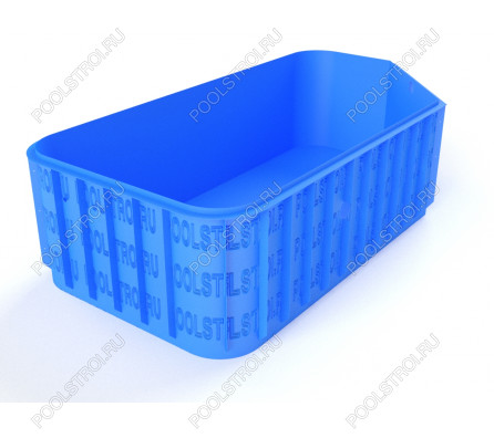 Полипропиленовый бассейн Ереван mini. 5х2.5х1.5. без лестницы. скиммерный. . 5 мм