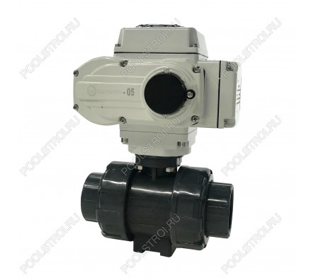 Кран шаровый Aquaviva с электроприводом PTFE/EPDM On-off type d32 AC24V