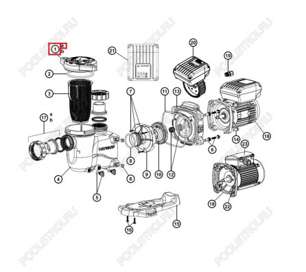 Крышка префильтра MAX-FLO XL (SPX2300DLS)