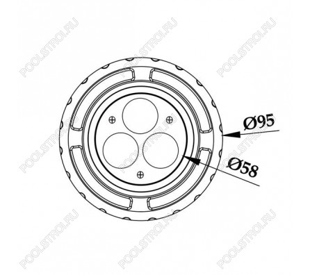 Прожектор светодиодный Aquaviva HJ-FG-PC95H-2, 6W NW