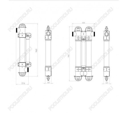 Ультрафиолетовая установка Elecro Steriliser UV-C HRP-55-EU + DLife indicator + дозирующий насос